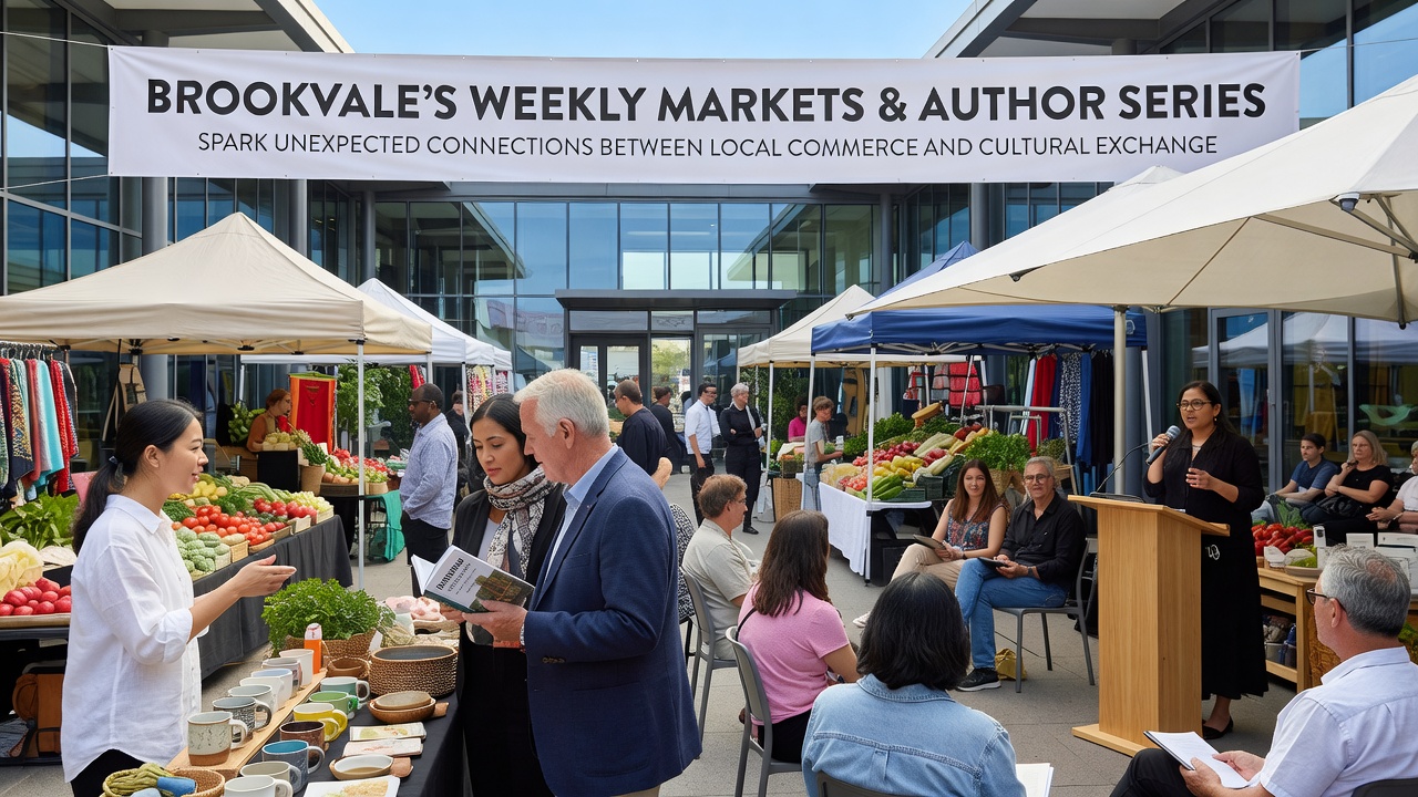 Brookvale's Markets and Author Series Build Bridges Between Local Trade and Broader Cultural Interactions